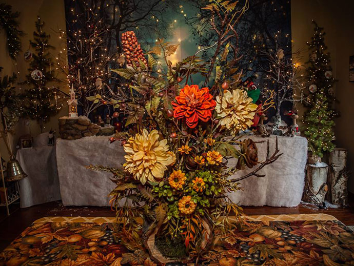 Fall Floral Centerpiece